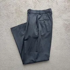 UNIQLO タックワイドパンツ グレー S