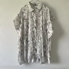 新品☆Marble SUD マーブルシュッド 魚刺繍 半袖ブラウス ホワイト 