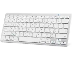 Anker ウルトラスリム Bluetooth ワイヤレスキーボード ホワイト