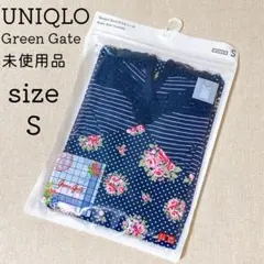 未使用 S ユニクロ グリーンゲイト キャミソール ネイビー 花柄