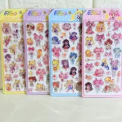 【新品・美品】硬い 美少女戦士セーラームーン シール ぷっくり 立体 ステッカー