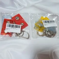 銀テープホルダー キーホルダー レッド イエロー 2色セットのサムネイル