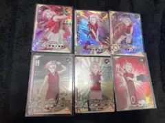 NARUTO ナルト 春野サクラ カード 6枚セット