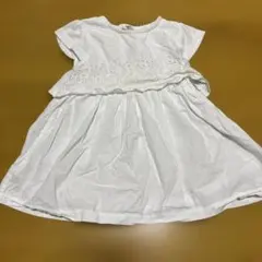 SIMPLE FREE ホワイト ワンピース 90