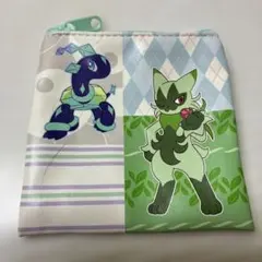 ポケモン ポーチ マスカーニャ、テラパゴス フラットポーチ