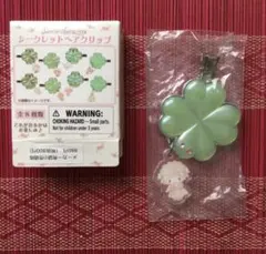 サンリオキャラクターズ　マイスウィートピアノ　ヘアクリップ　四つ葉のクローバー