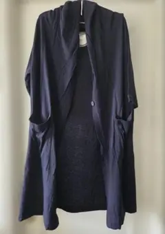 大特価売り切りセール❗❗fu-ai　美品✨ネイビー 長袖 カーディガン