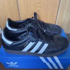 adidas Samba ブラックレザー スニーカー