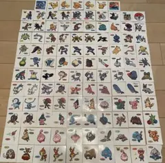 ポケモンパン　デコキャラシール　まとめ売り！初代　初期　希少