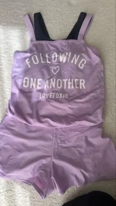 lovetoxic タンクトップ・ショートパンツ水着セット 170cm