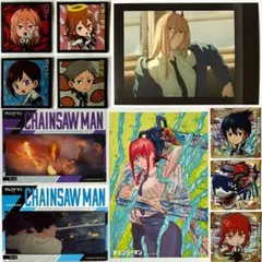 【チェンソーマン】特典イラストカード｜ウエハースステッカー4枚｜カード3枚