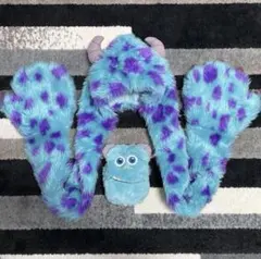 【ぽ様専用】ディズニー モンスターズインク サリー マフラーキャップ&パスケース