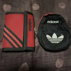 90s 00s Y2K アディダス 財布　ケース　ミニ　リュック バック