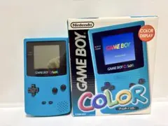 【美品】ゲームボーイカラー 本体 CGB-001 ブルー 箱◦取扱説明書付