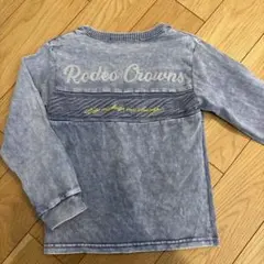 RODEO CROWNS ブルーグレー ロンT 110