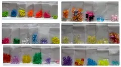 カラフルビーズセット (アルファベット付き)