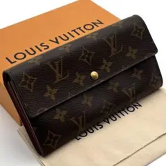 ルイヴィトン モノグラム ポシェット ポルトモネ クレディ 長財布 A54