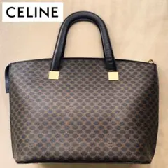 CELINE セリーヌ ヴィンテージ マカダム柄ハンドバッグ