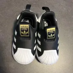 adidas ベビー スニーカー ブラック/ホワイト
