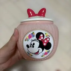 ミニーマウス 小物入れ ピンク リボン