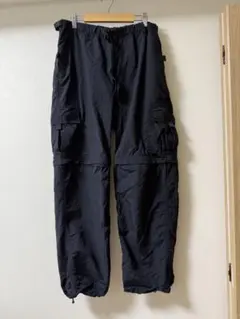 GRAMICCI ブラック ナイロンパンツ
