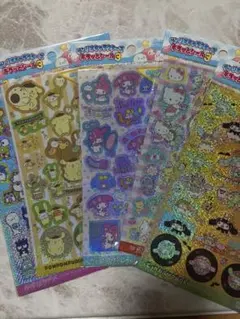 seria セリア サンリオキャラクターズ キラッとシール3 5種セット