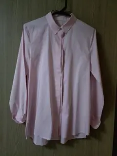シャツ長袖ピンク