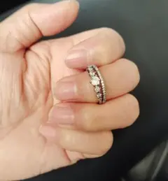 【新品】ダブルライン　ジルコニアリング　12号〜フリーサイズ