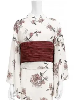 GRL 飾り帯紐 花柄セパレート浴衣 2way