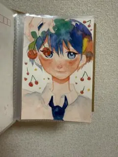 水彩画 アナログイラスト 原画