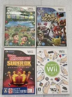 ⭐️24時間以内発送⭐️ Wiiソフトまとめ売り　4本セット　スマブラx どう森