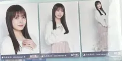 乃木坂46 生写真　ファーニット+キャミワンピ　3種コンプ　森平麗心