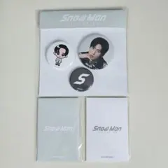 Snow Man 1st Pop Up フォトカード 缶バッジセット 目黒蓮