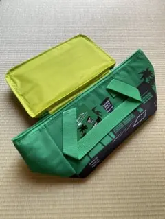 トレーダージョーズ　ミニ保冷バッグ　緑