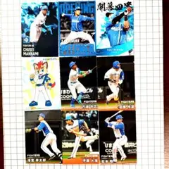 2025カルビープロ野球チップス第2弾　日本ハムファイターズ　開幕投手他9枚