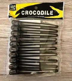 10本セット　ヘアクリップ　ダッカール　美容師　理容師　黒 ブラック ヘアピン