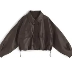 GRL 襟2Wayレザーブルゾン fo1951