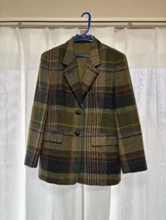 DAKS チェック柄 テーラードジャケット ９号