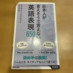 日本人が言えそうで言えない英語表現650