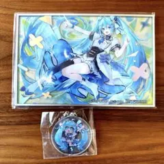 初音ミク エムアイカードキャンペーン オリジナルアクリル色紙・キーホルダーセット