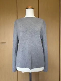 【INDIVI】秋冬用 グレー 長袖うしろボタン付き　38