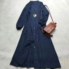 2 UNITED ARROWS フィット＆フレアワンピース 36 紺 - メルカリ