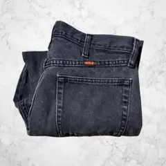 【00s】RUSTLER ブラックデニム W34 雰囲気系 グランジ Y2K