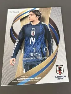 EPOCH2025-26サッカー日本代表オフィシャルカード伊東純也