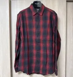 H&M レギュラーフィット 長袖シャツ S 赤黒チェック
