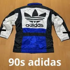 90s adidas アディダス デサント製 中綿 ナイロン ジャケット