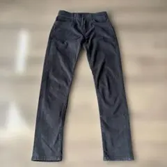 UNIQLO EZY JEANS スキニー テーパード　ブラック　黒　XS