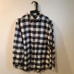 UNIQLOチェック柄フランネル長袖シャツL