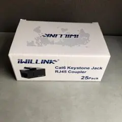 RJ45 Cat6 キーストーンカプラー LAN ケーブル用 中継 コネクタ