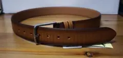 新品タグ付き未使用品 HILTON 牛革ベルト
